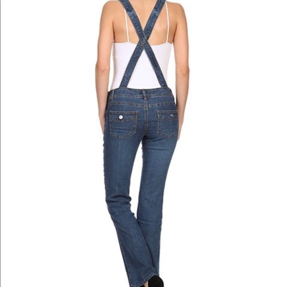 Blue Butterfly Overalls - Picture 2 of 8